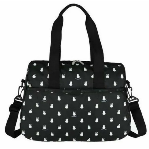Lesportsac Handbags - NWT Lesportsac Harper Miffy Dick Bruna x weekender carry on Travel Tote bag